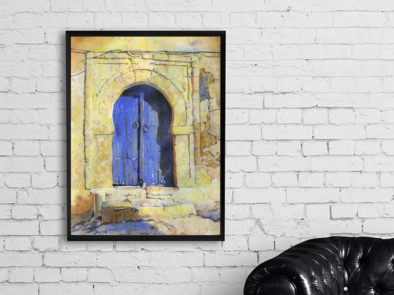 Original Documentary Travel Painting by Ryan Fox Aws Nws Twsa