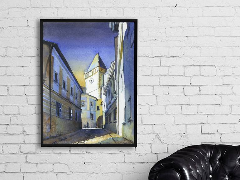 Original Documentary Travel Painting by Ryan Fox Aws Nws Twsa