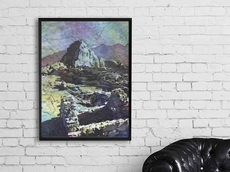 Original Documentary Travel Painting by Ryan Fox Aws