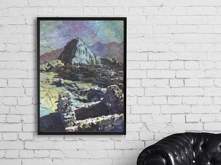 Original Documentary Travel Painting by Ryan Fox AWS