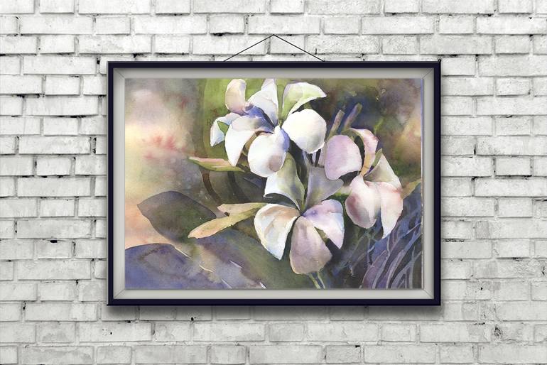 Original Floral Painting by Ryan Fox AWS