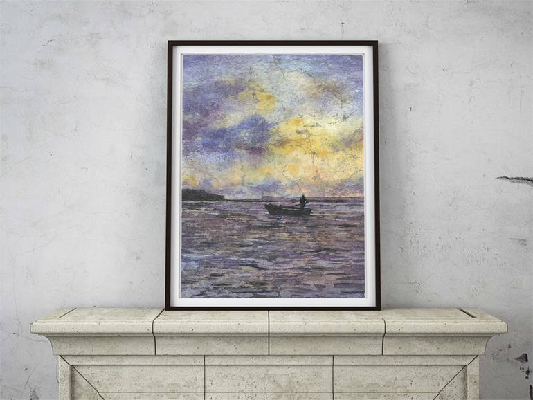 Original Documentary Beach Painting by Ryan Fox Aws Nws Twsa