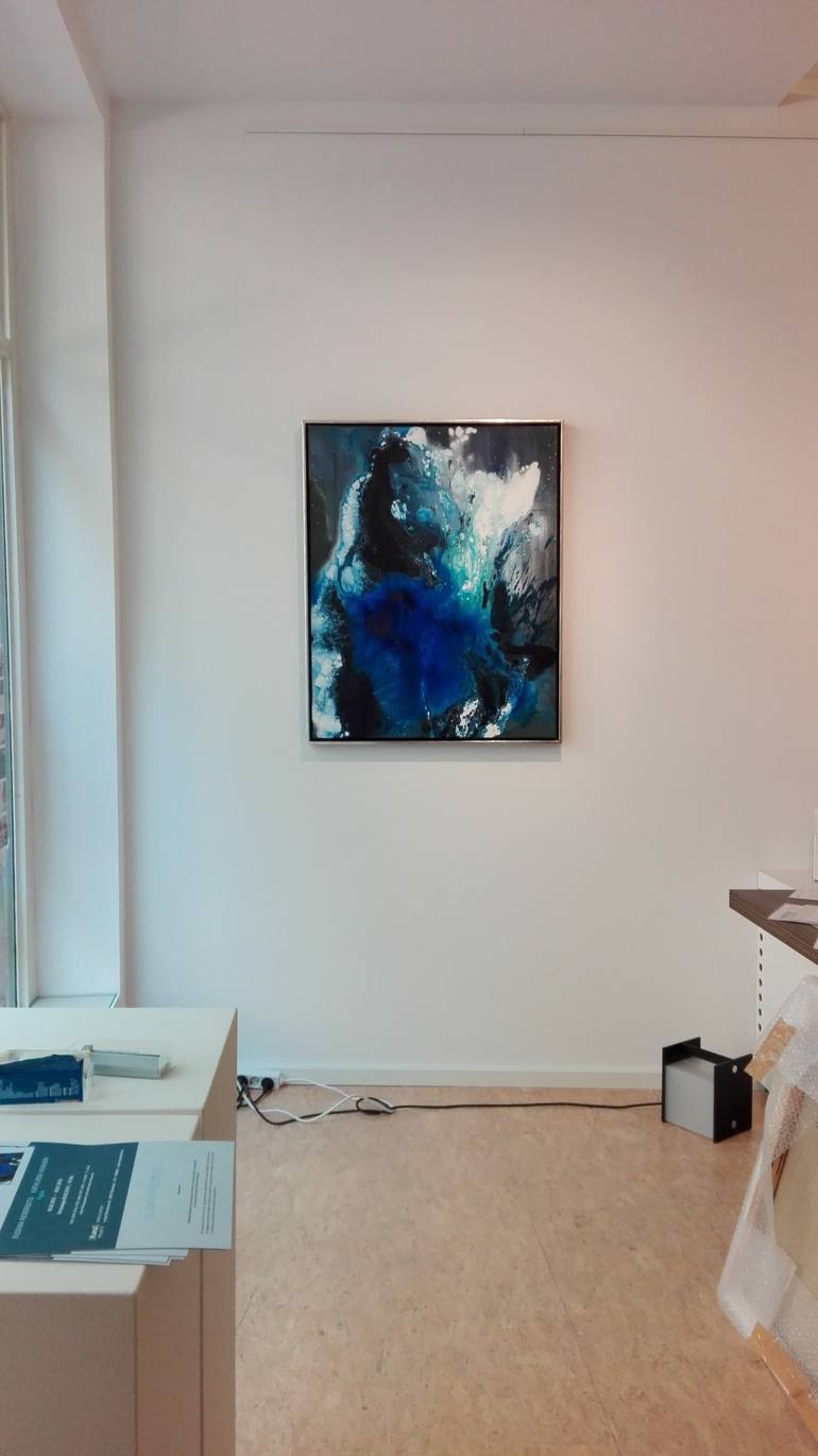 Original Abstract Expressionism Abstract Painting by Kathleen Knauer