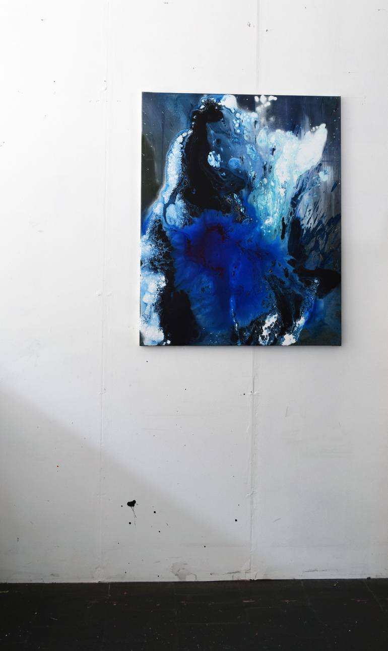 Original Abstract Expressionism Abstract Painting by Kathleen Knauer