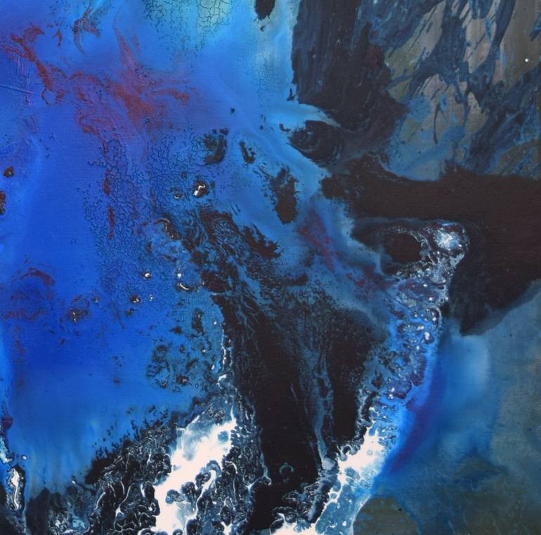 Original Abstract Expressionism Abstract Painting by Kathleen Knauer