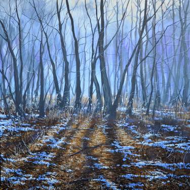 Original Surrealism Nature Painting by Anna Kutishcheva