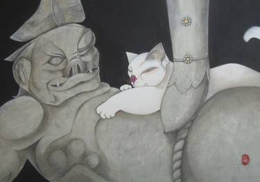 White Cat with Jaki thumb