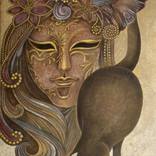 butterfly stil venetian Mask by goeltinger miura sachiko