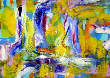 Original Abstract Expressionism Abstract Paintings by Theo Radic