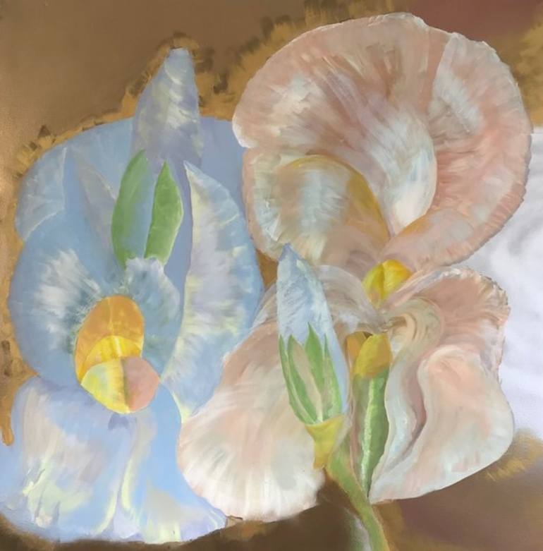 Original Floral Painting by Jenny-wren Price