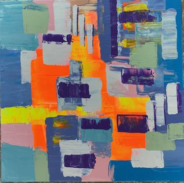 Original Abstract Expressionism Architecture Paintings by Jenny-wren Price