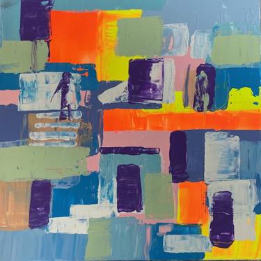 Original Abstract Expressionism Abstract Paintings by Jenny-wren Price