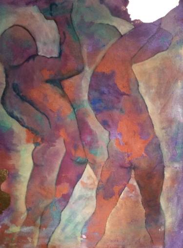 Original Abstract Nude Paintings by Ana Solanas
