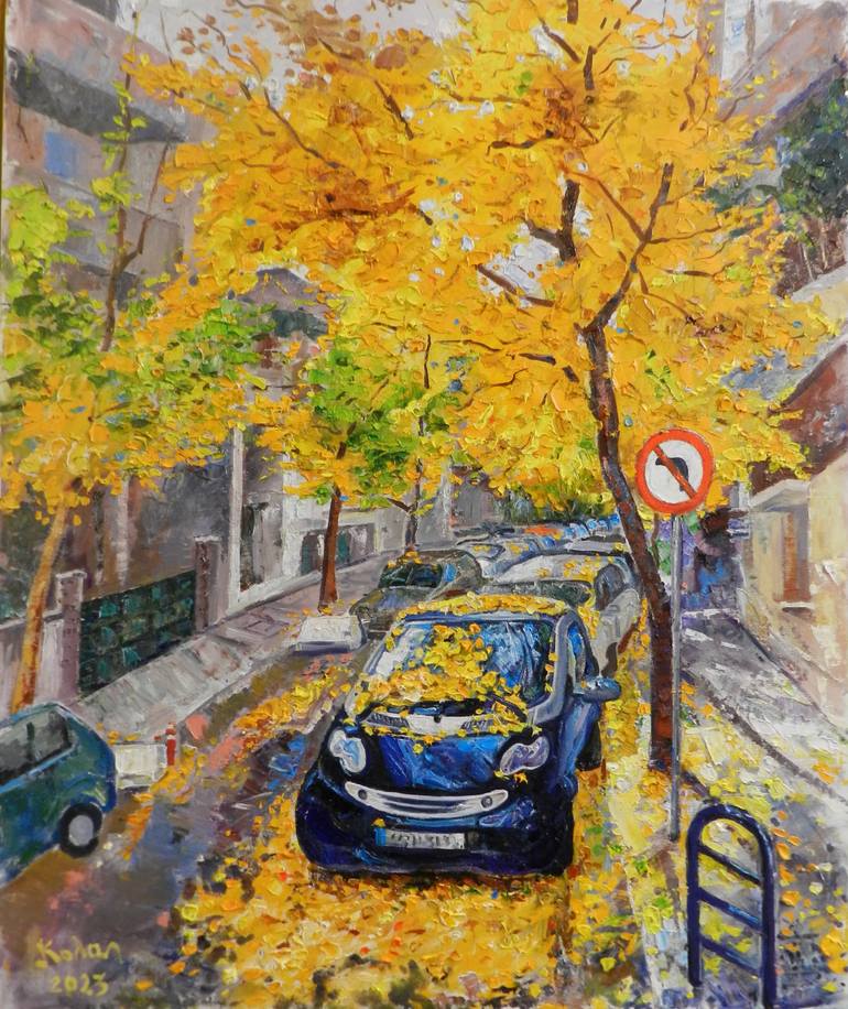 Original Contemporary Landscape Painting by Artan Kola