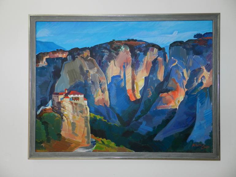Original Expressionism Landscape Painting by Artan Kola