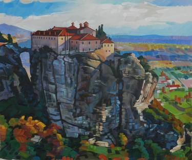 Original Impressionism Landscape Paintings by Artan Kola