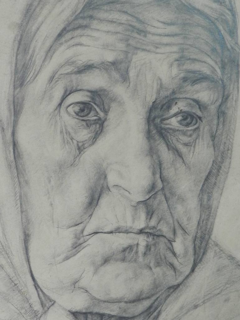 Original Portrait Drawing by Artan Kola