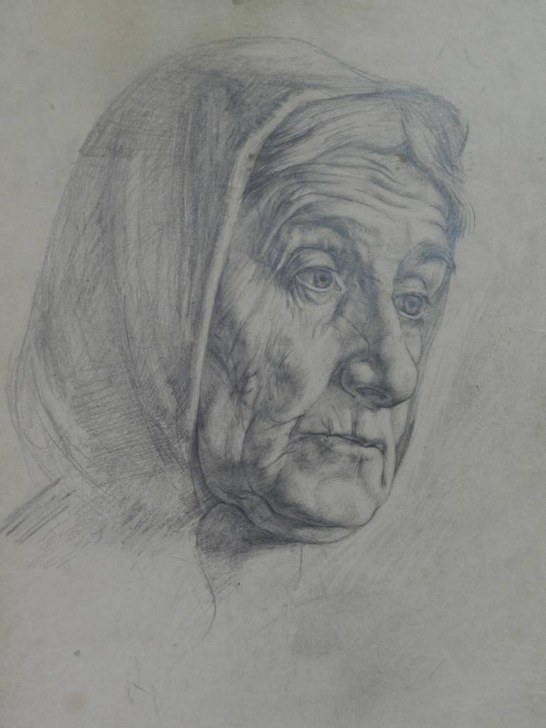 Original Portrait Drawing by Artan Kola