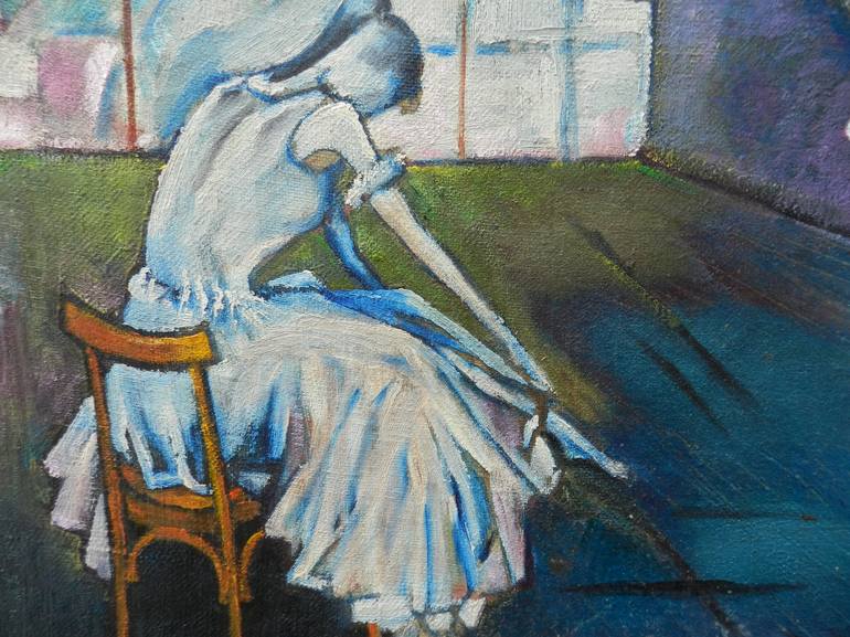 Original Abstract Expressionism Women Painting by Artan Kola