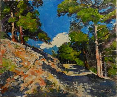 Original Expressionism Landscape Paintings by Artan Kola