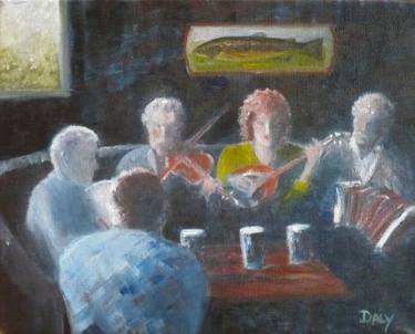 Print of Impressionism Music Paintings by Frank J Daly