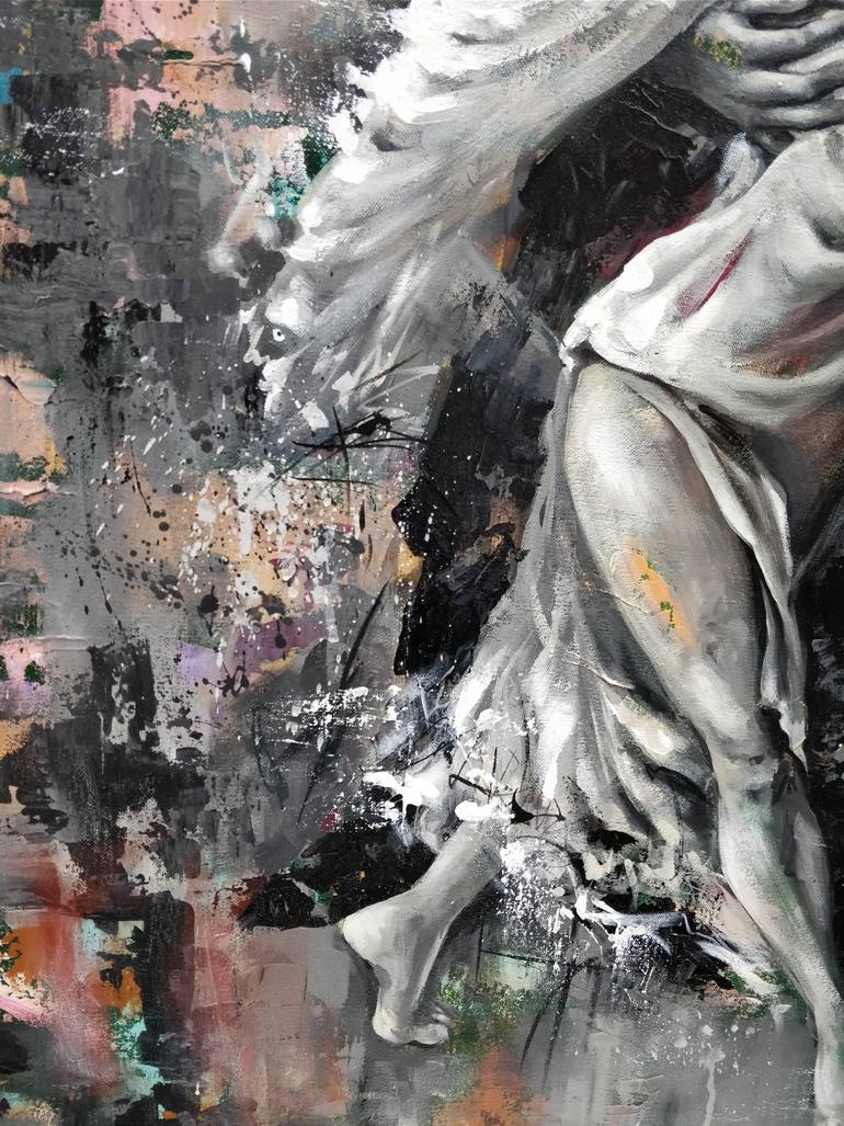 Original Expressionism Love Painting by Aleksandra Kuzmanovic Montresor