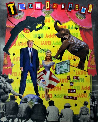 Print of Dada Politics Collage by Anel Sosna
