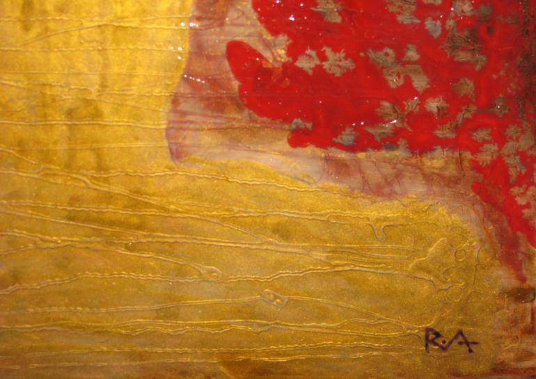 Original Art Deco Abstract Painting by Roman Bordos Bro