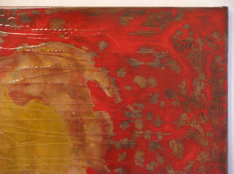 Original Art Deco Abstract Painting by Roman Bordos Bro
