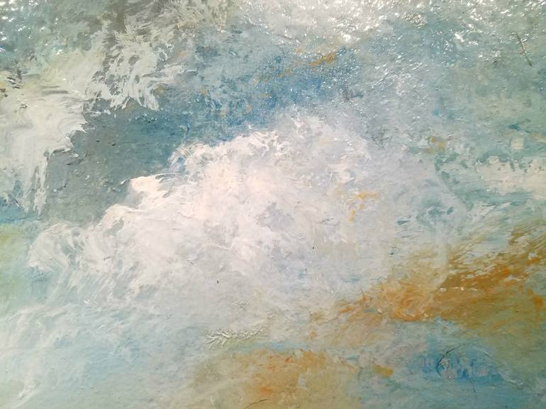 Original Abstract Expressionism Landscape Painting by Lou Anne Sterbick-Nelson