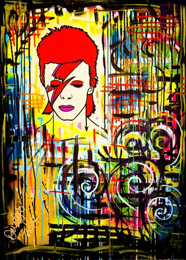 Saatchi Art Artist Dusty O; Paintings, “David Bowie” #art