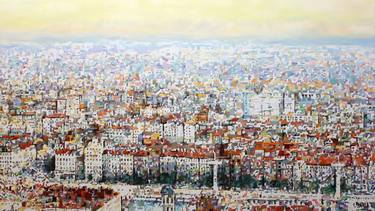 Print of Cities Paintings by Sébastien Berruyer