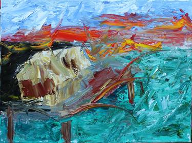 Print of Abstract Seascape Paintings by Mikhail MiSH Yevdakov
