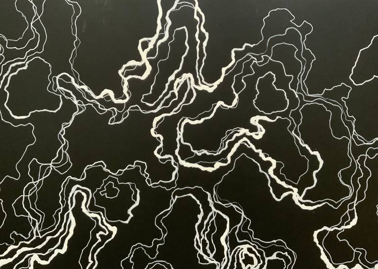 Original Abstract Drawing by Luciana Palazzolo