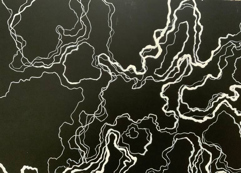 Original Abstract Drawing by Luciana Palazzolo