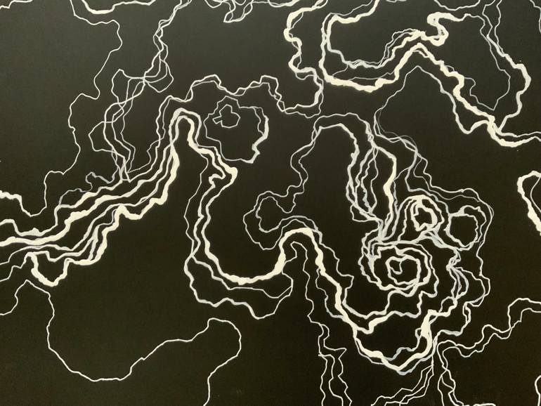 Original Abstract Drawing by Luciana Palazzolo