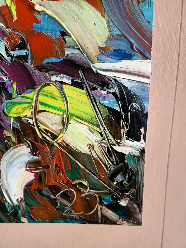 Original Impressionism Abstract Painting by Antonino Puliafico