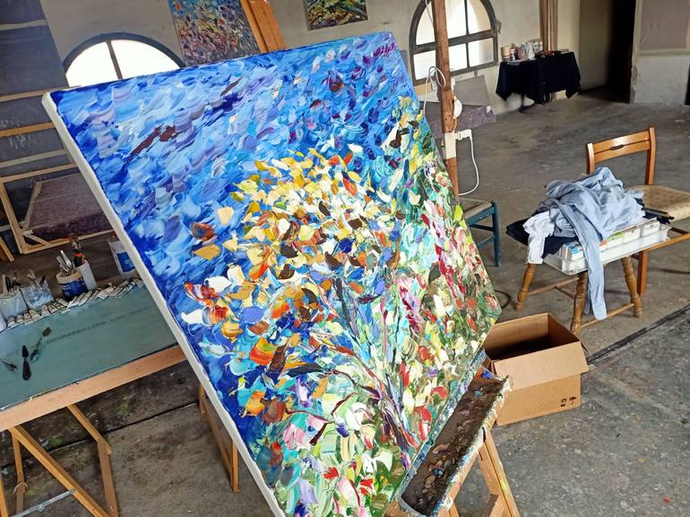 Original Abstract Painting by Antonino Puliafico