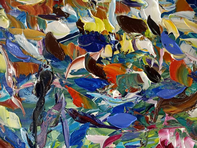Original Abstract Painting by Antonino Puliafico