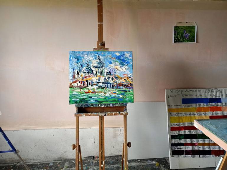 Original Impressionism Abstract Painting by Antonino Puliafico