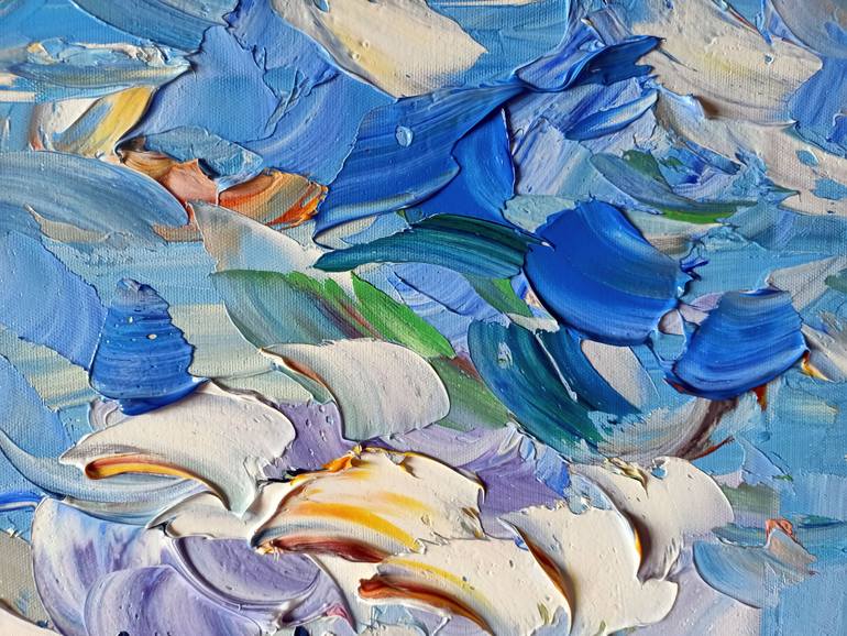 Original Impressionism Abstract Painting by Antonino Puliafico