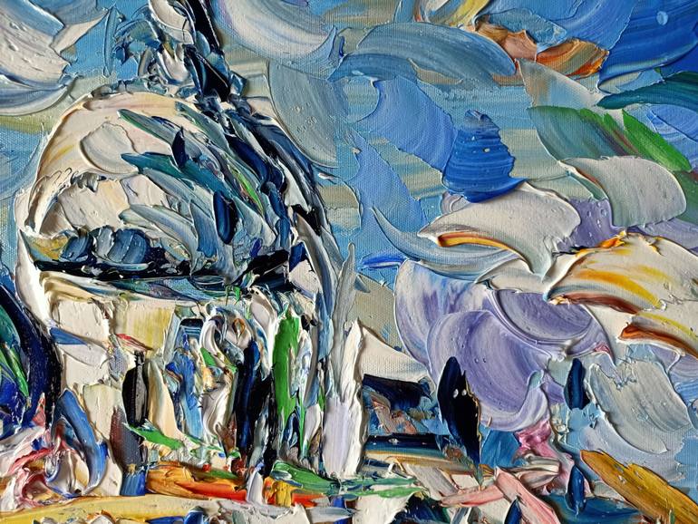 Original Impressionism Abstract Painting by Antonino Puliafico