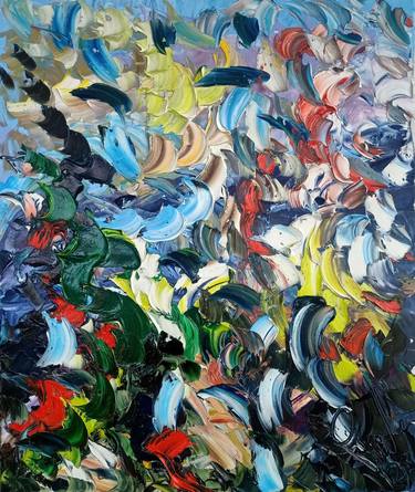 Original Impressionism Abstract Paintings by antonino Puliafico