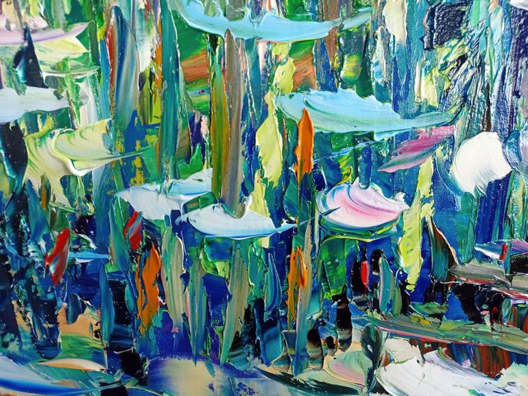 Original Impressionism Abstract Painting by Antonino Puliafico