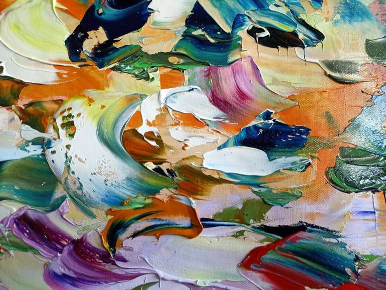 Original Impressionism Abstract Painting by Antonino Puliafico