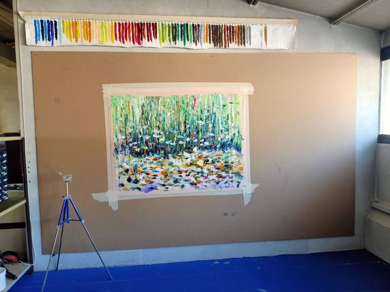 Original Impressionism Abstract Painting by Antonino Puliafico