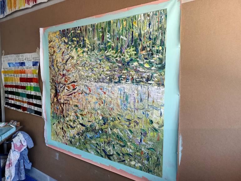 Original Impressionism Landscape Painting by Antonino Puliafico