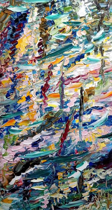 Original Impressionism Abstract Paintings by antonino Puliafico