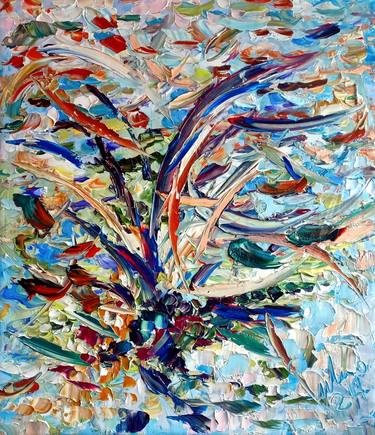 Original Impressionism Abstract Paintings by antonino Puliafico