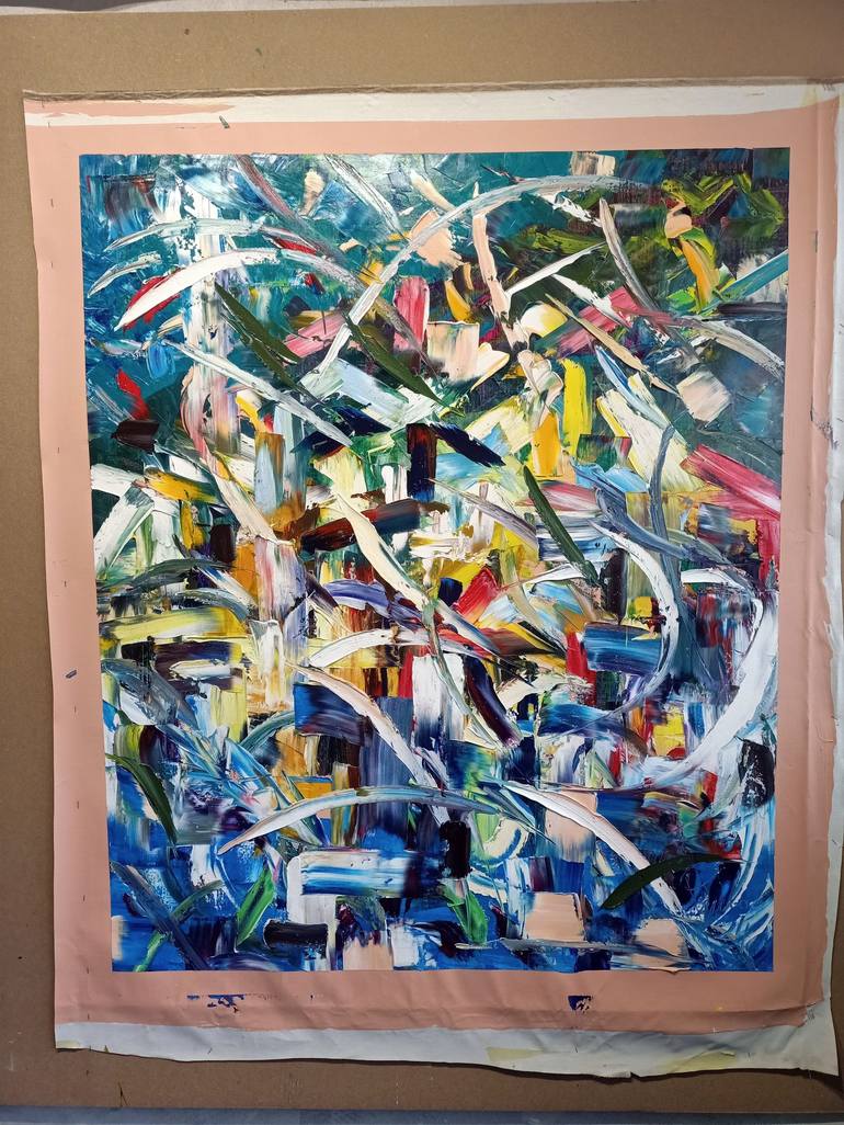 Original Abstract Painting by antonino Puliafico